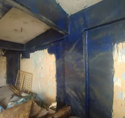 FRP karbon fiber ile kolon ve kiriş birleşim noktalarının güçlendirilmiş son durumu