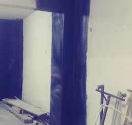 FRP uygulaması sonrası kolon ve kiriş birleşim noktası güçlendirme detayı