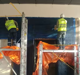 FRP karbon fiber kaplama ile betonarme taşıyıcı eleman güçlendirme uygulaması