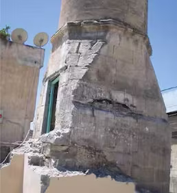 Tarihi yapıda zamanla oluşan yapısal hasar ve restorasyon öncesi mevcut durum